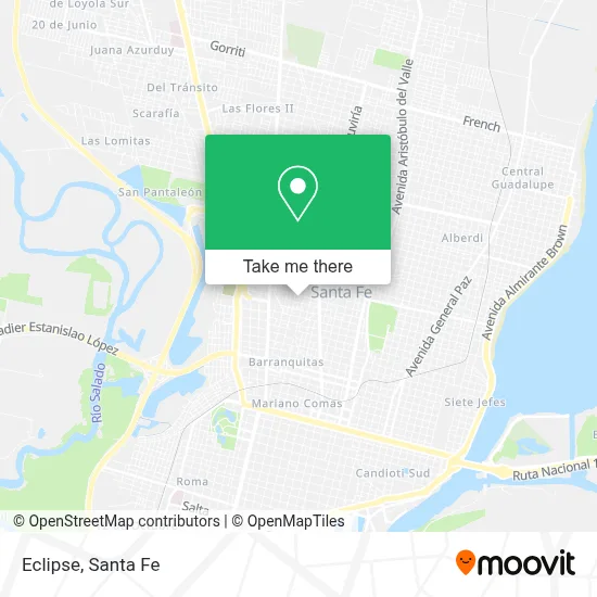 Eclipse map