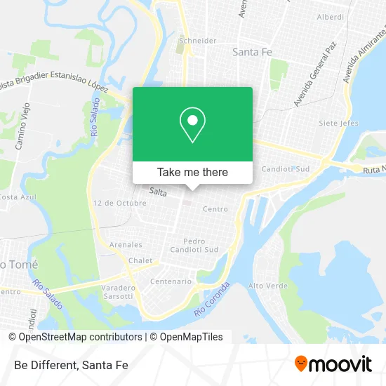 Be Different map