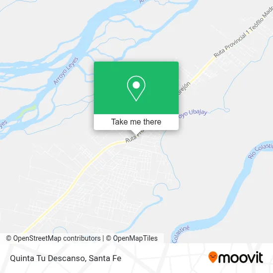 Quinta Tu Descanso map