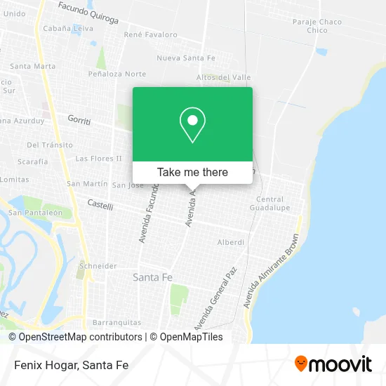 Fenix Hogar map