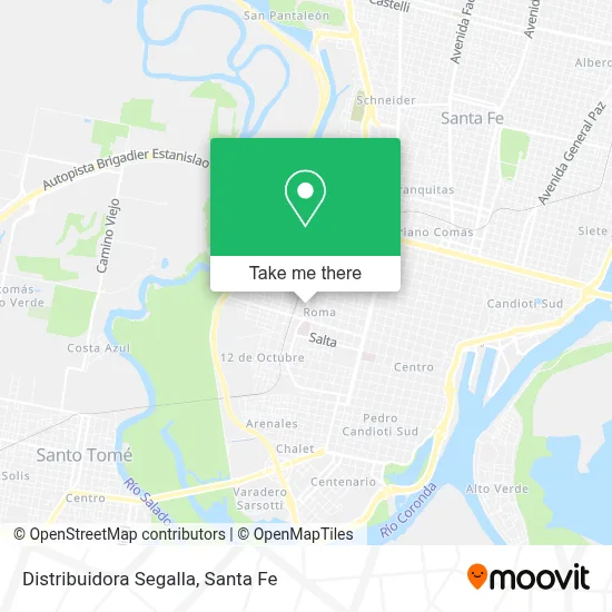 Distribuidora Segalla map