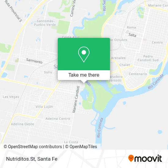 Nutriditos.St map