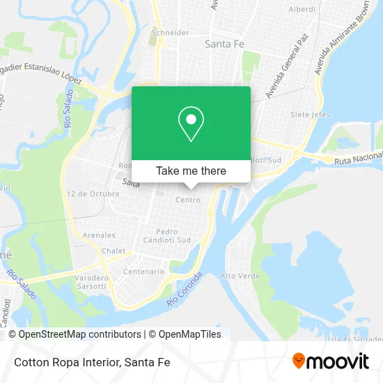 Cotton Ropa Interior map