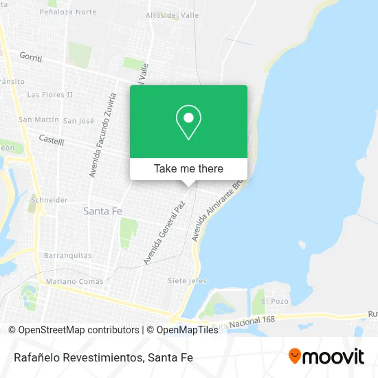 Rafañelo Revestimientos map