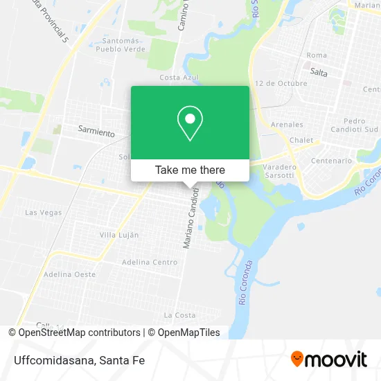 Uffcomidasana map