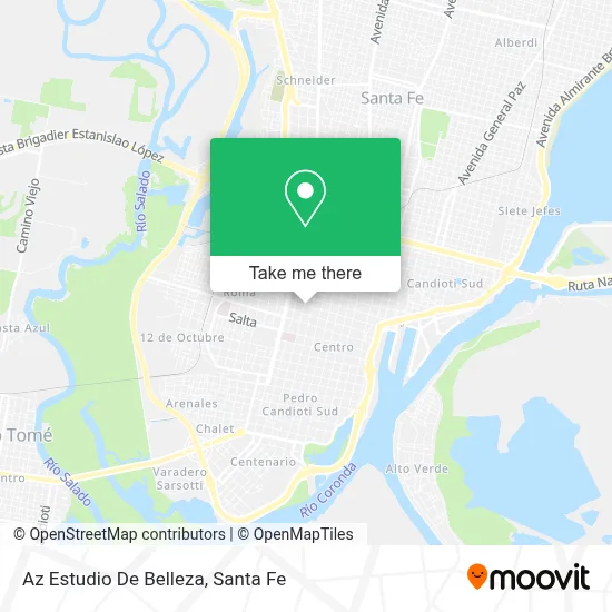 Az Estudio De Belleza map