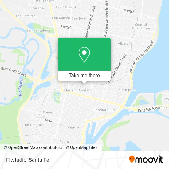 Fitstudio map