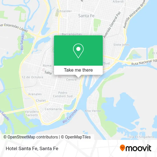 Hotel Santa Fe map