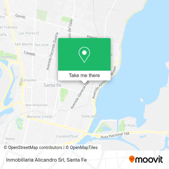 Inmobiliaria Alicandro Srl map