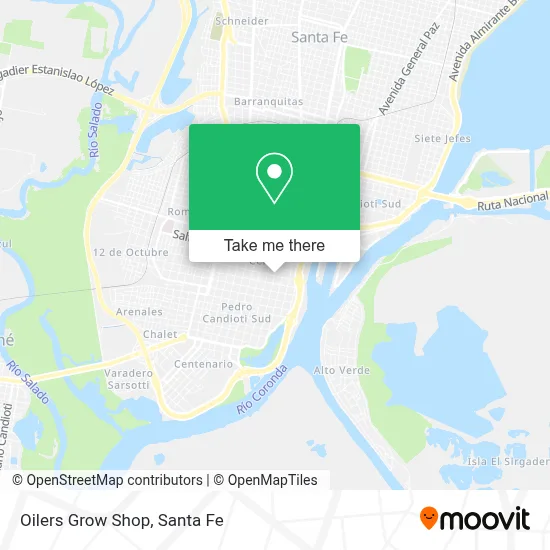 Oilers Grow Shop map