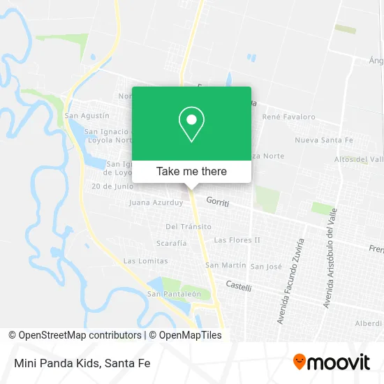 Mini Panda Kids map