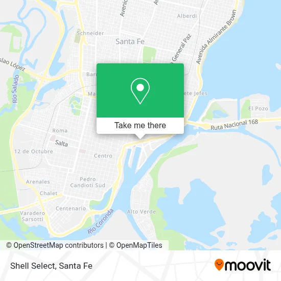 Shell Select map