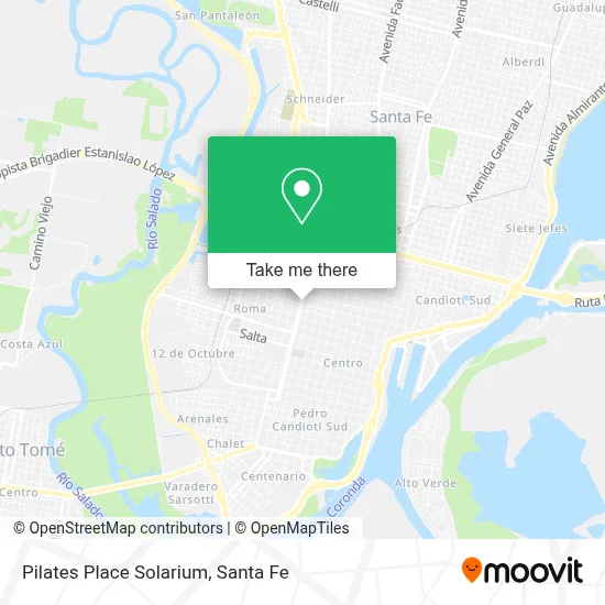 Pilates Place Solarium map