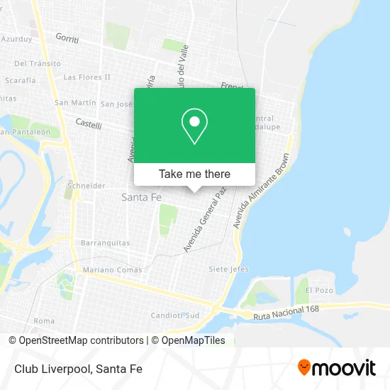 Club Liverpool map
