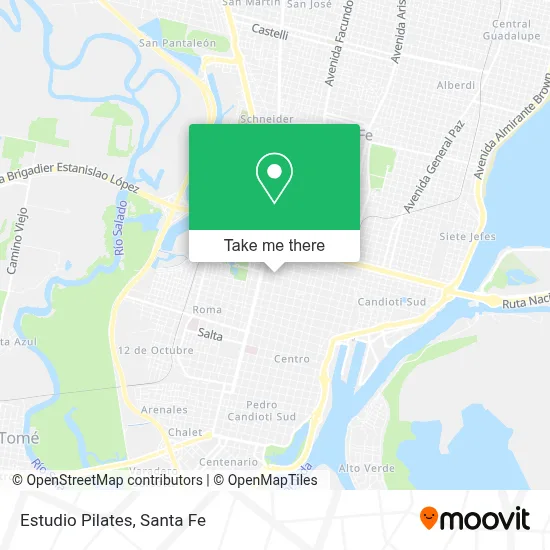 Estudio Pilates map