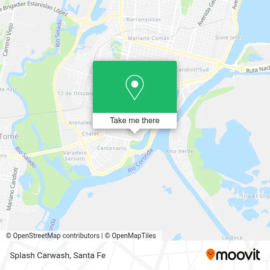 Splash Carwash map