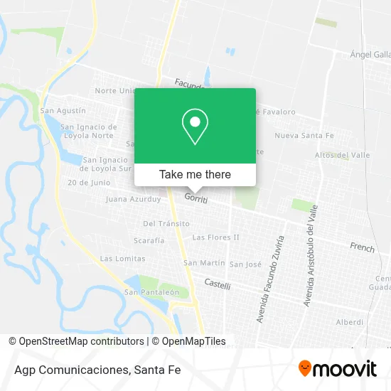 Agp Comunicaciones map