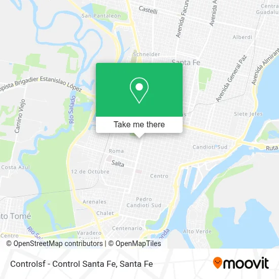 Controlsf - Control Santa Fe map