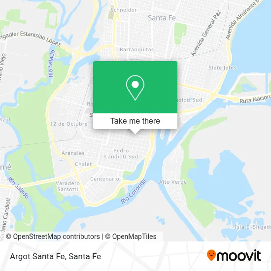 Argot Santa Fe map
