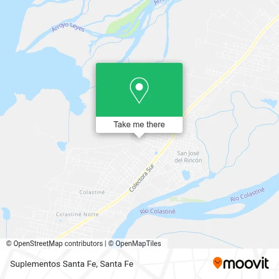 Suplementos Santa Fe map
