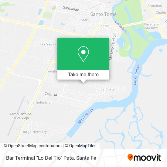 Bar Terminal    "Lo Del Tio" Pata map