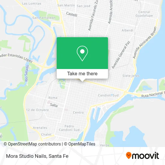 Mora Studio Nails map