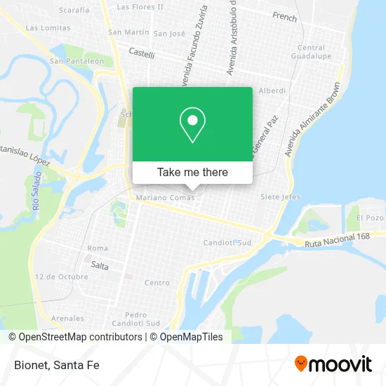 Bionet map
