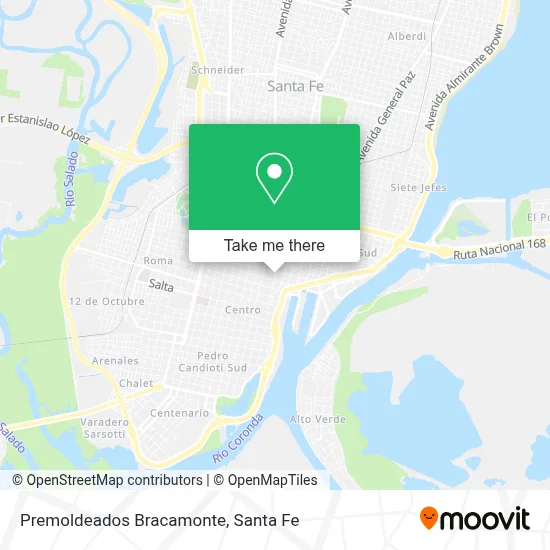 Premoldeados Bracamonte map