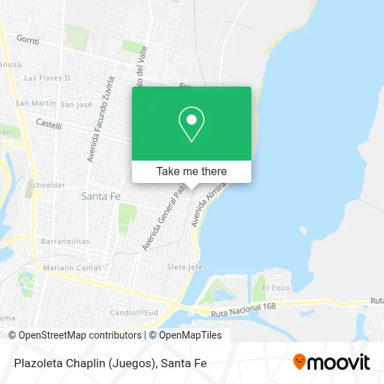 Plazoleta Chaplin (Juegos) map
