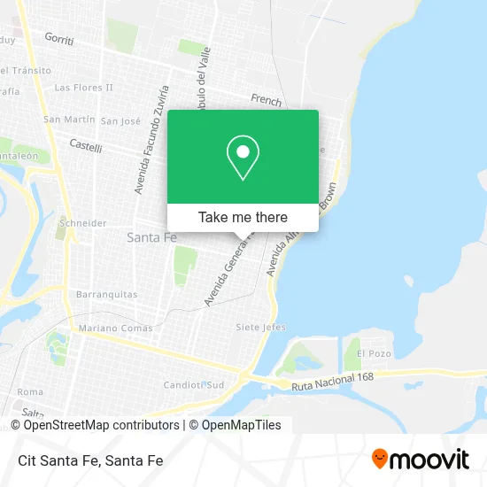 Cit Santa Fe map
