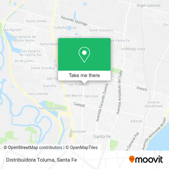 Distribuidora Toluma map