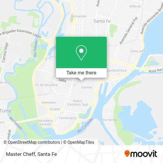 Master Cheff map