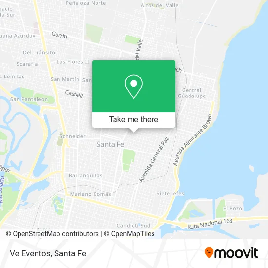 Ve Eventos map