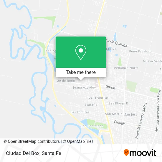 Ciudad Del Box map