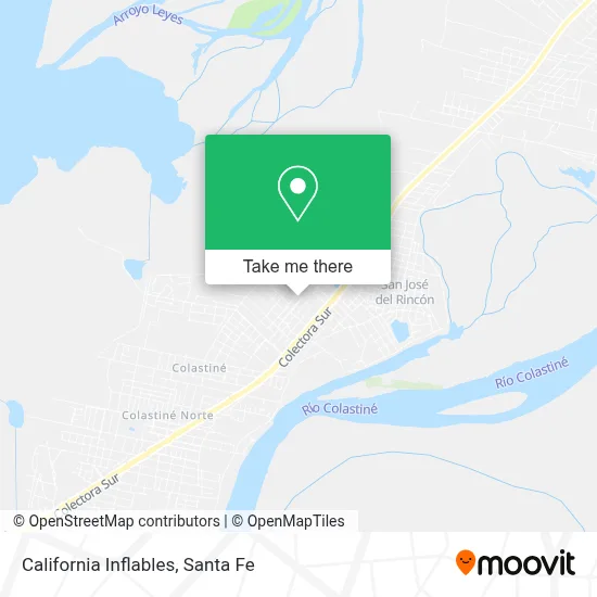 California Inflables map