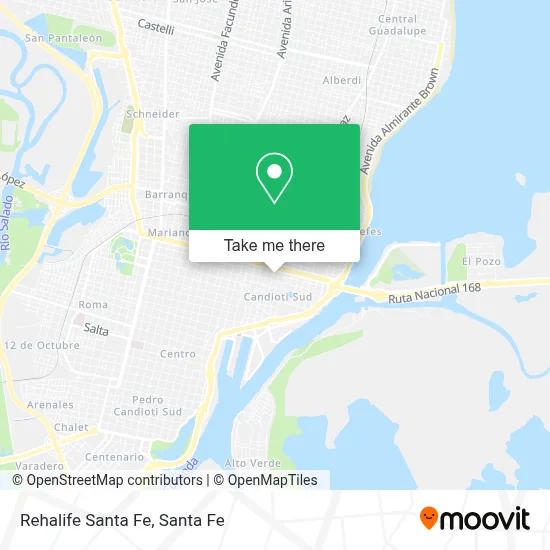 Rehalife Santa Fe map