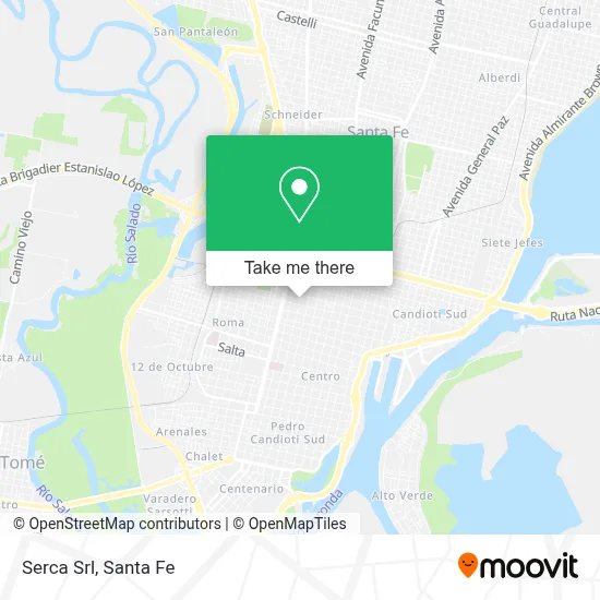 Serca Srl map