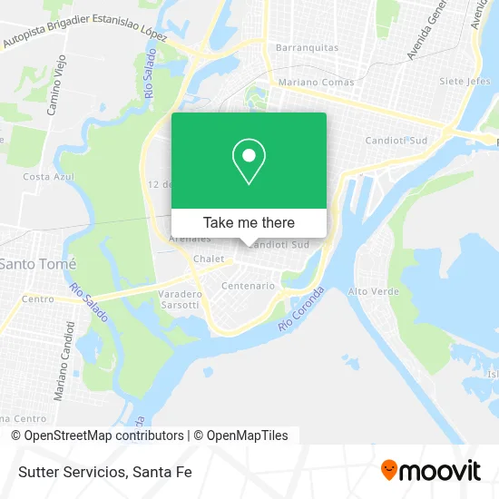 Sutter Servicios map