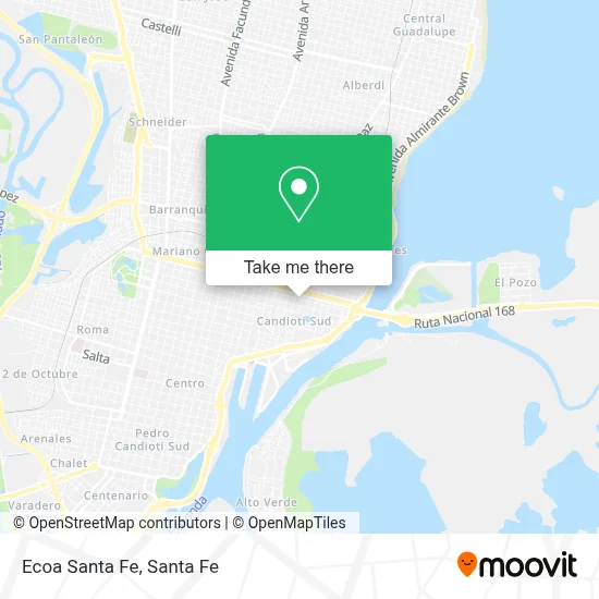 Ecoa Santa Fe map