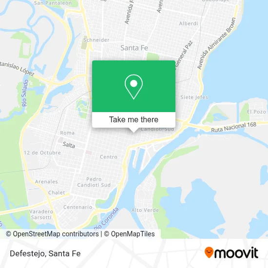 Defestejo map