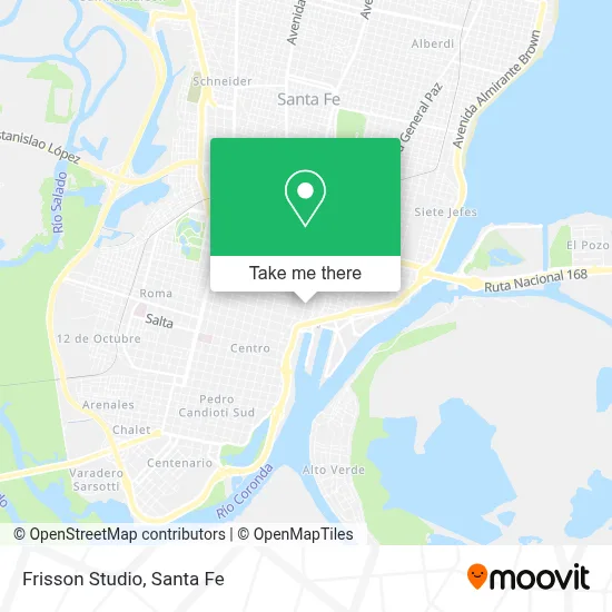 Frisson Studio map