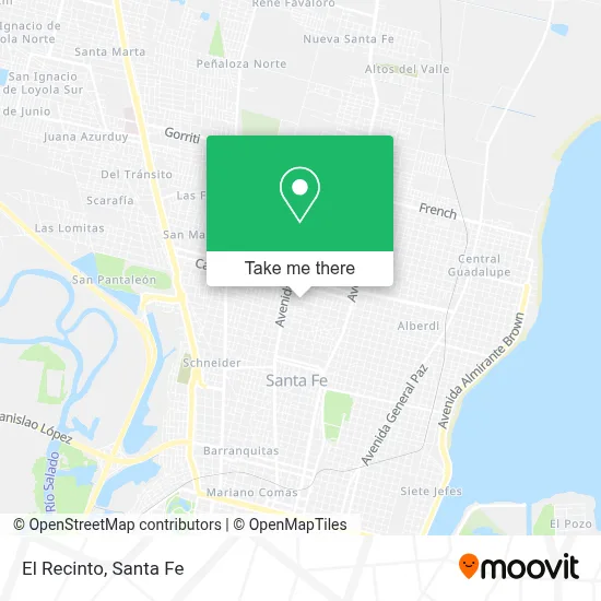 El Recinto map