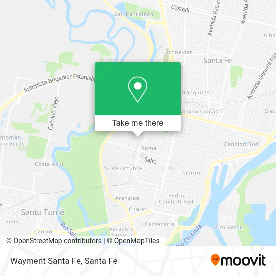 Wayment Santa Fe map