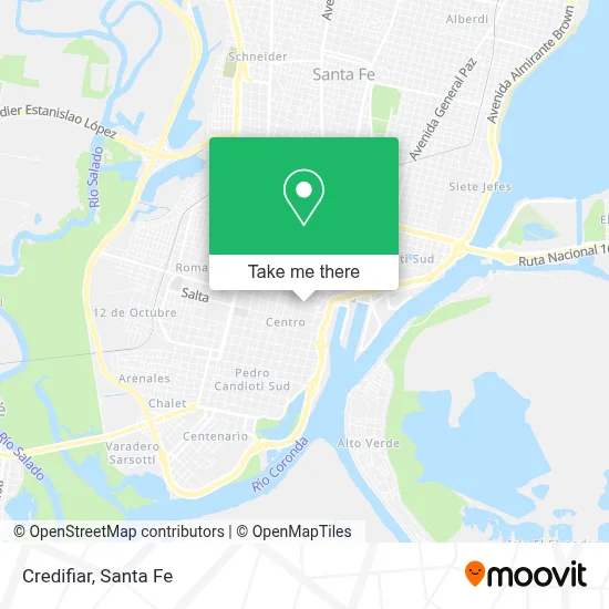 Credifiar map