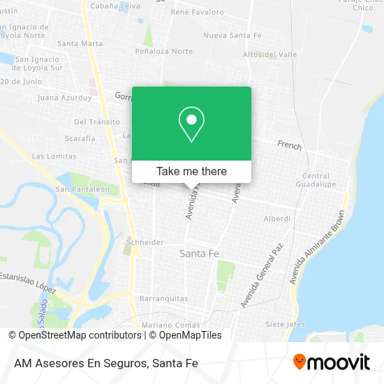 AM Asesores En Seguros map