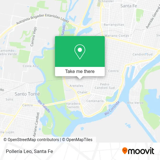 Pollería Leo map