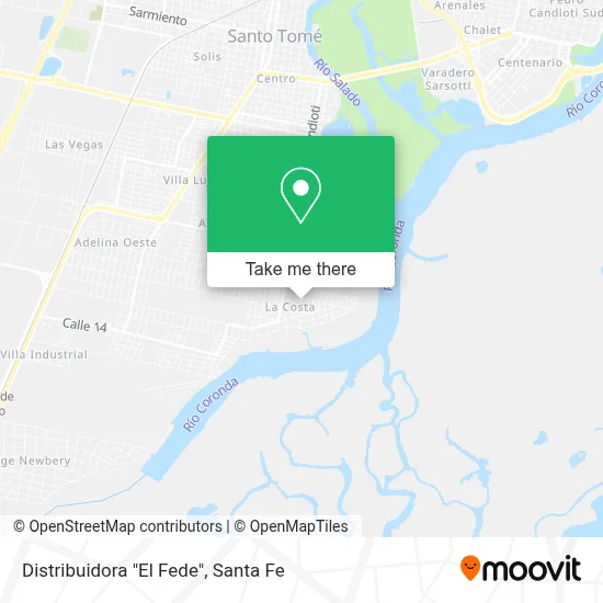 Distribuidora "El Fede" map