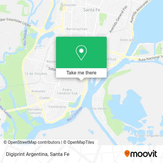 Digiprint Argentina map