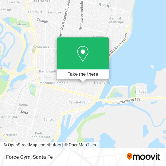 Force Gym map