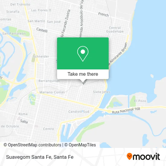Suavegom Santa Fe map